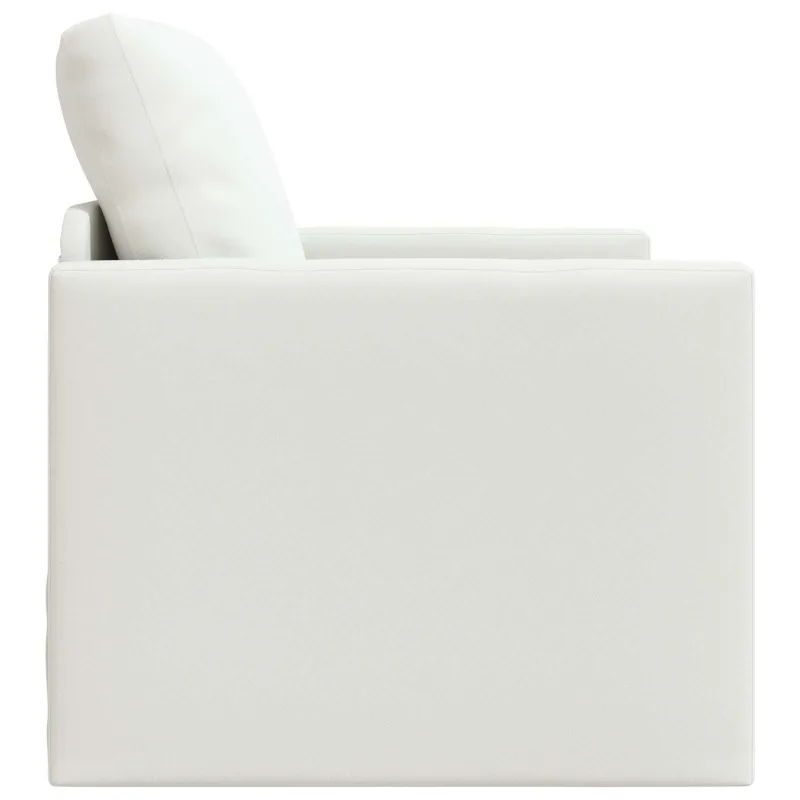 Sofa lova 60cm Balta Dirbtinė Oda