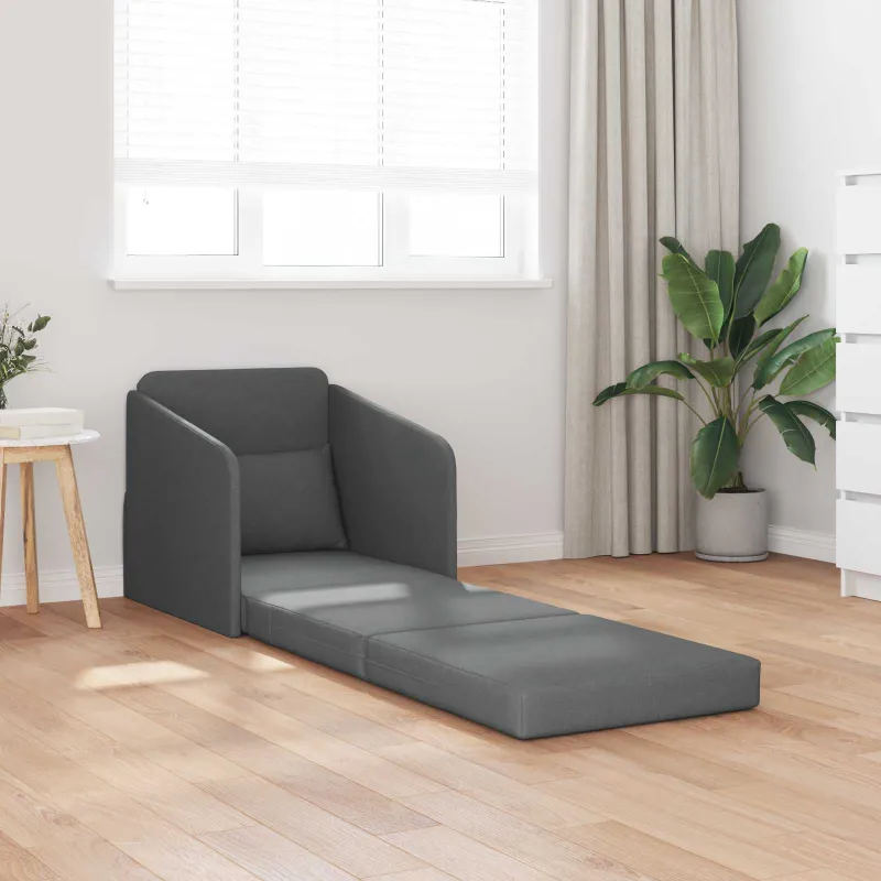 Sofa lova Tamsiai pilka 65 x 80 x 83 cm audinys