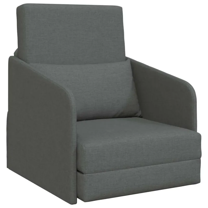 Sofa lova Tamsiai pilka 65 x 80 x 83 cm audinys