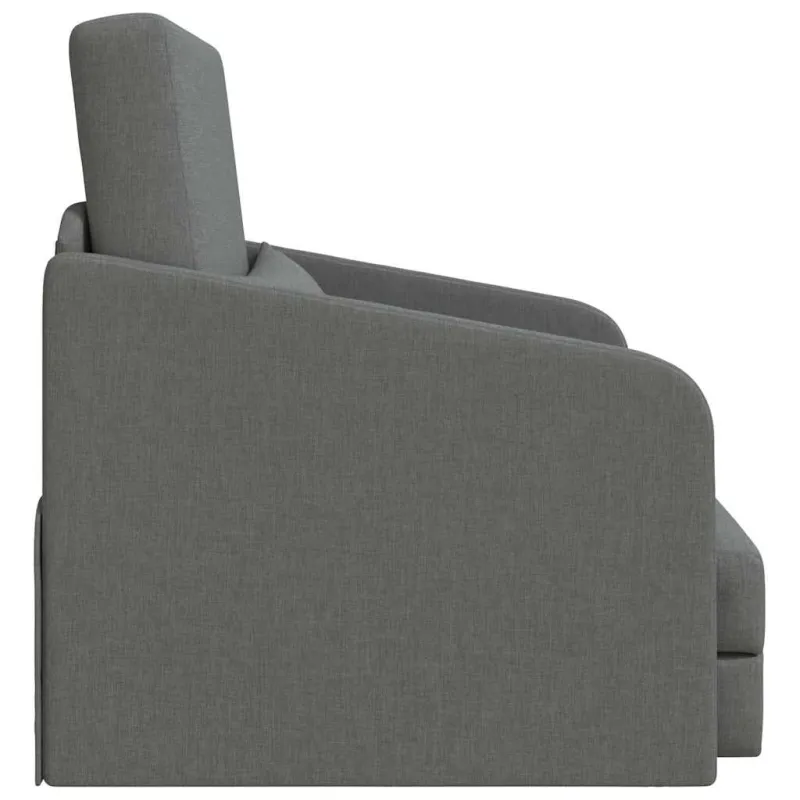 Sofa lova Tamsiai pilka 65 x 80 x 83 cm audinys