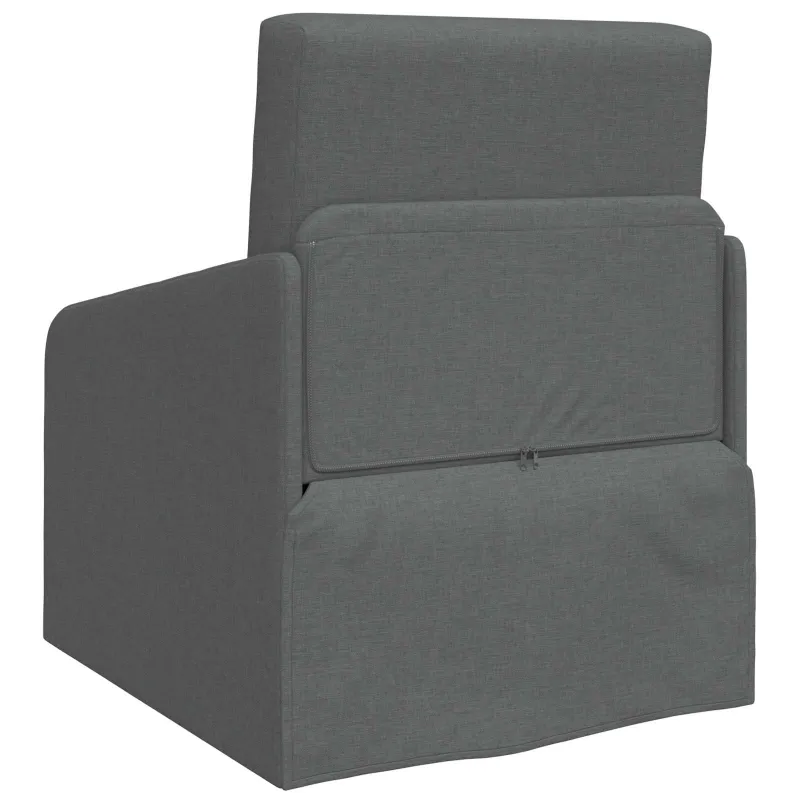 Sofa lova Tamsiai pilka 65 x 80 x 83 cm audinys