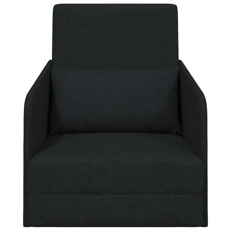 Sofa lova Juoda 65 x 80 x 83 cm audinys