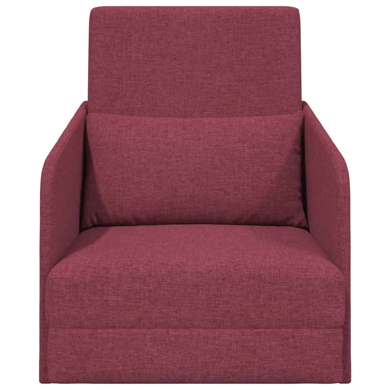 Sofa lova Vyno raudona 65 x 80 x 83 cm audinys