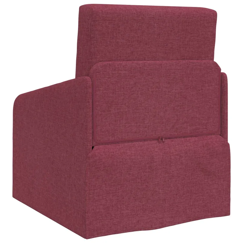 Sofa lova Vyno raudona 65 x 80 x 83 cm audinys