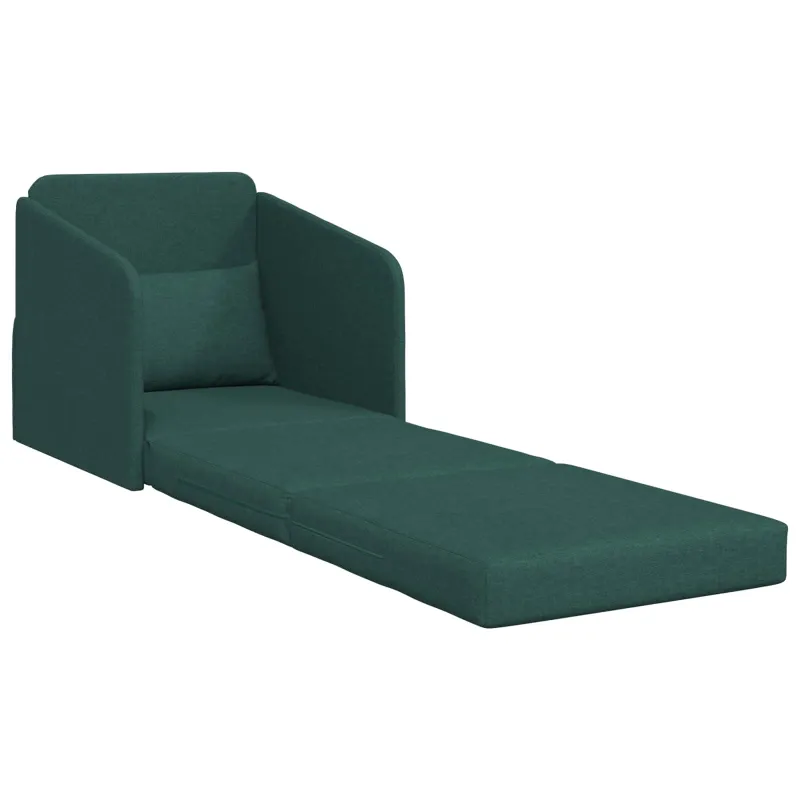 Sofa lova Tamsiai žalia 65 x 80 x 83 cm audinys