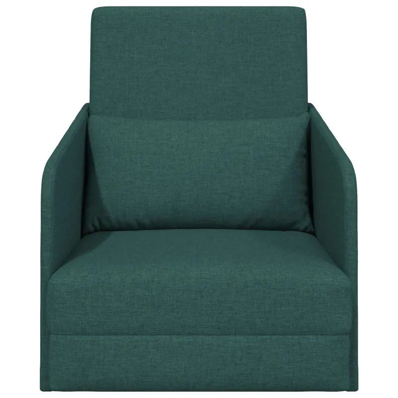 Sofa lova Tamsiai žalia 65 x 80 x 83 cm audinys