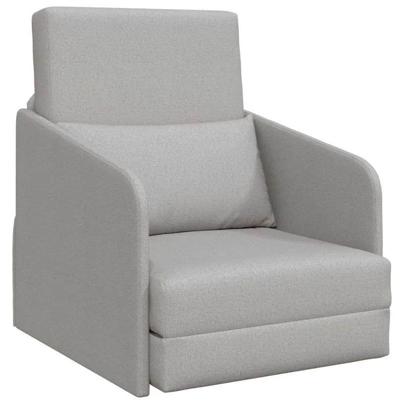 Sofa lova Debesų pilka 65 x 80 x 83 cm audinys
