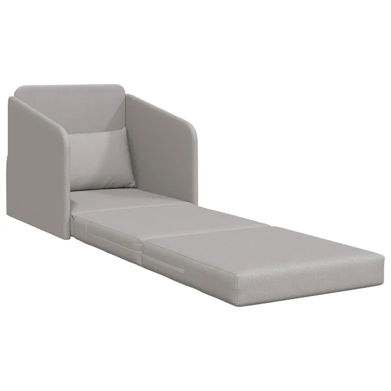 Sofa lova Debesų pilka 65 x 80 x 83 cm audinys