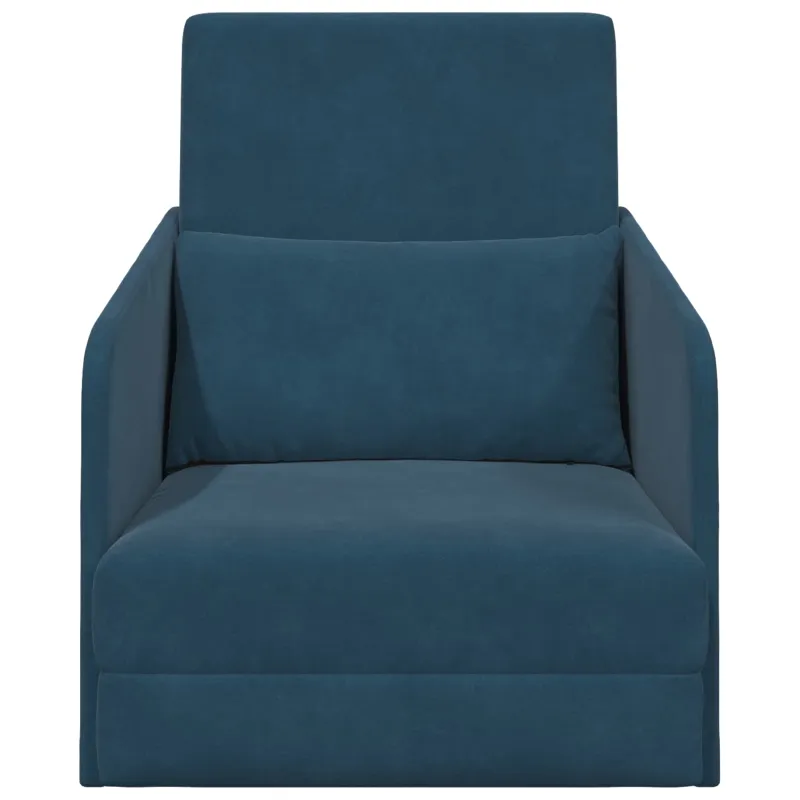Sofa lova Mėlyna 65 x 80 x 83 cm Aksomas