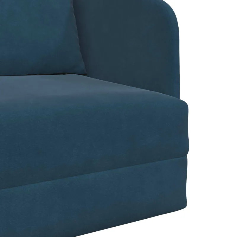 Sofa lova Mėlyna 65 x 80 x 83 cm Aksomas