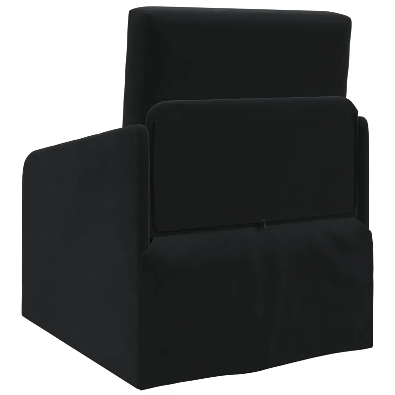 Sofa lova Juoda 65 x 80 x 83 cm Aksomas