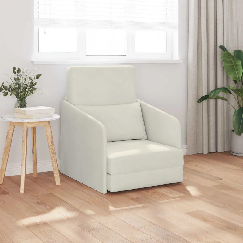 Sofa lova Kreminė 65 x 80 x 83 cm Aksomas