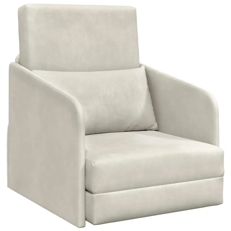 Sofa lova Kreminė 65 x 80 x 83 cm Aksomas