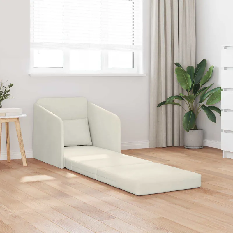 Sofa lova Kreminė 65 x 80 x 83 cm Aksomas