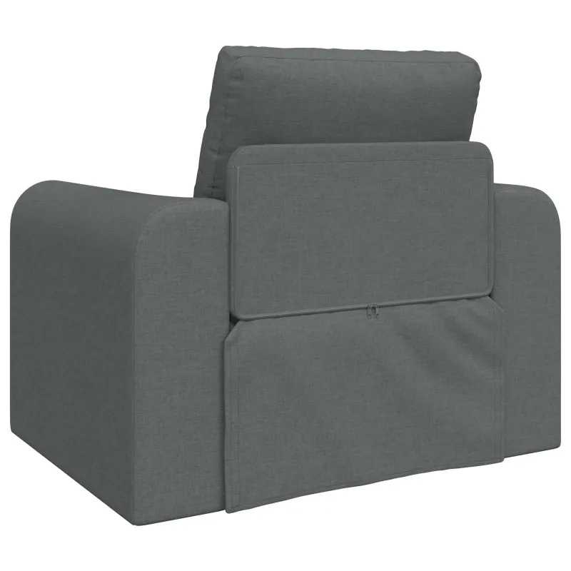 Sofa lova Tamsiai pilka 98 x 71 x 83 cm audinys