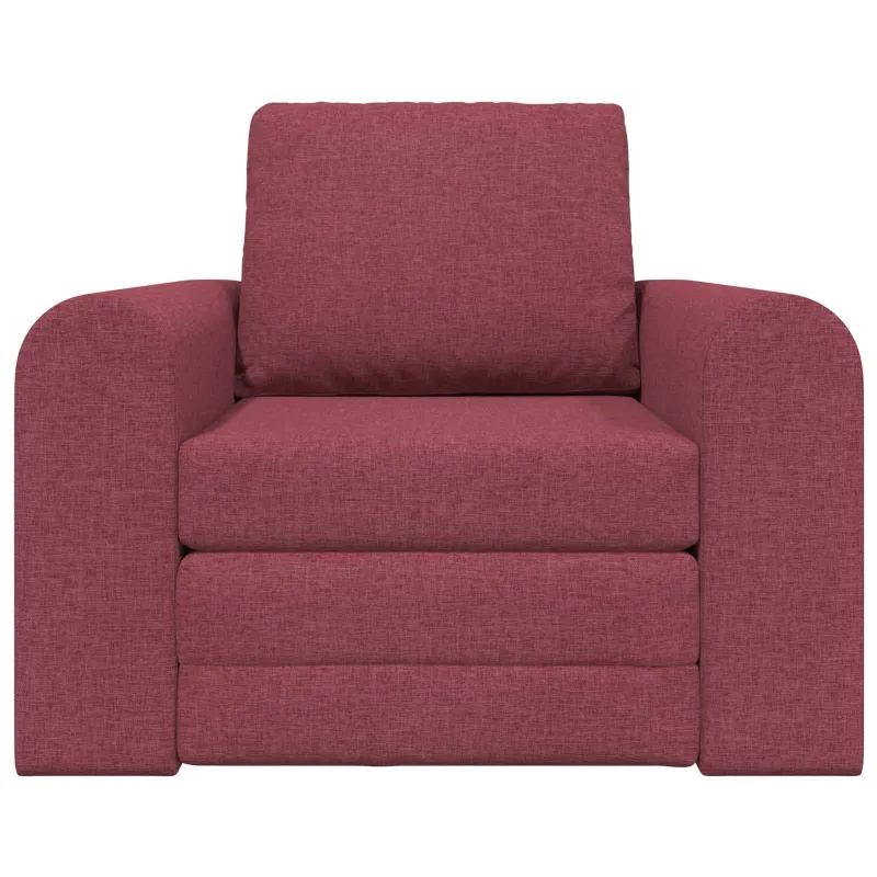 Sofa lova Vyno raudona 98 x 71 x 83 cm audinys