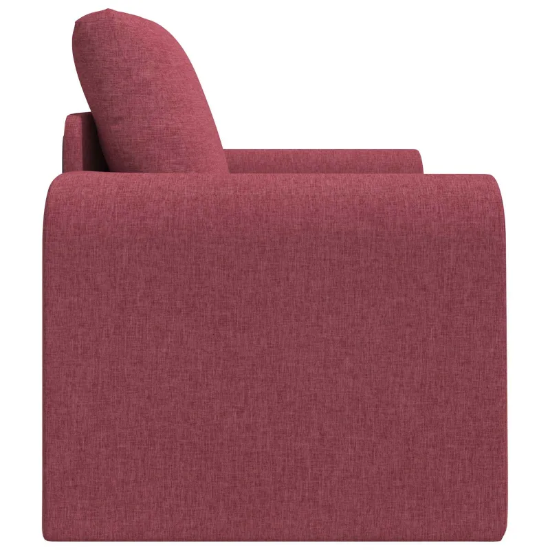 Sofa lova Vyno raudona 98 x 71 x 83 cm audinys