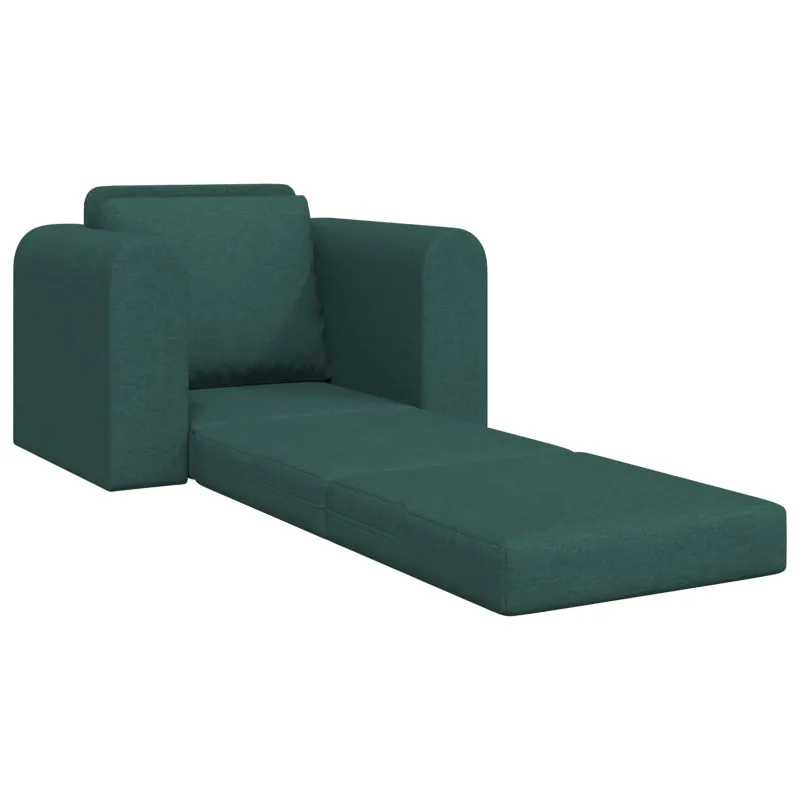Sofa lova Tamsiai žalia 98 x 71 x 83 cm audinys