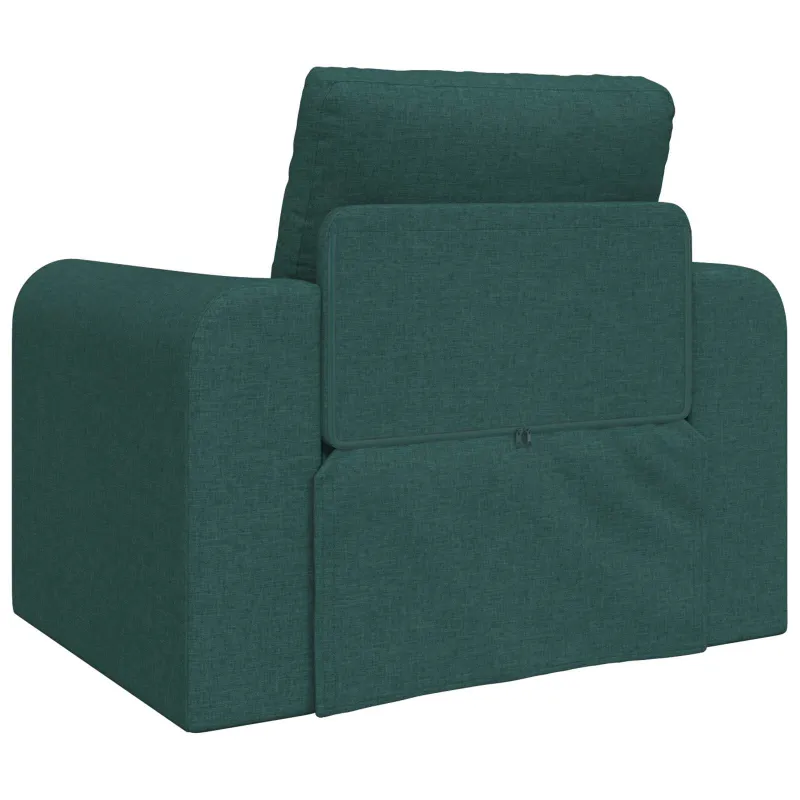 Sofa lova Tamsiai žalia 98 x 71 x 83 cm audinys