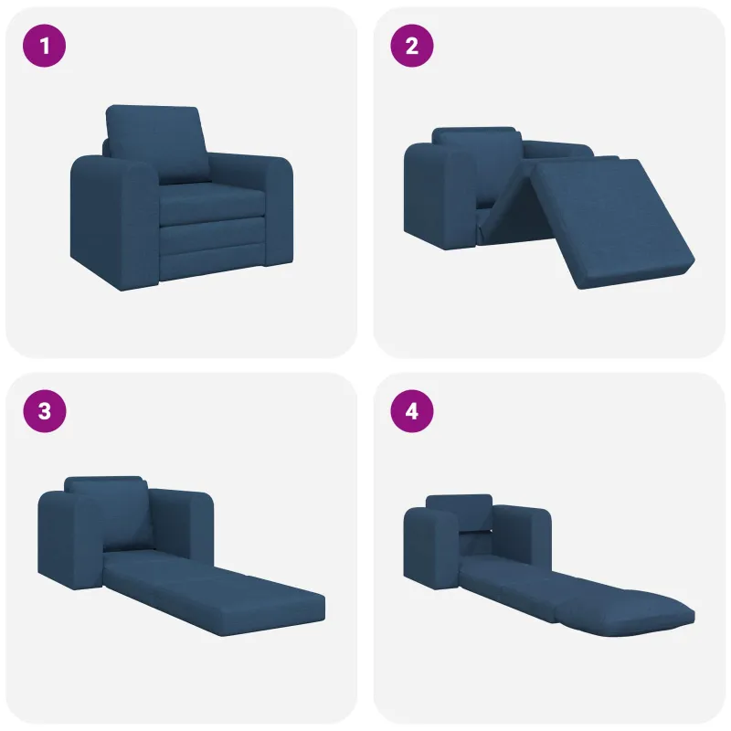 Sofa lova Mėlyna 98 x 71 x 83 cm audinys