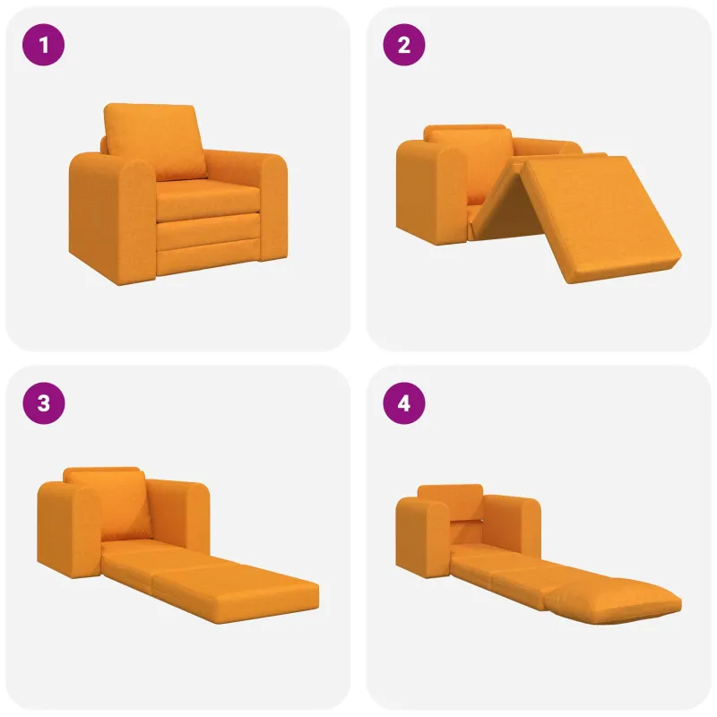 Sofa lova Tamsiai geltona 98 x 71 x 83 cm audinys