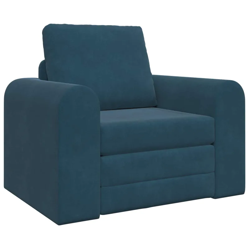 Sofa lova Mėlyna 98 x 71 x 83 cm Aksomas
