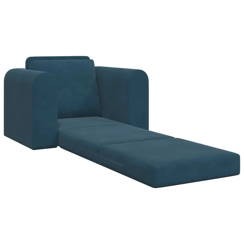 Sofa lova Mėlyna 98 x 71 x 83 cm Aksomas