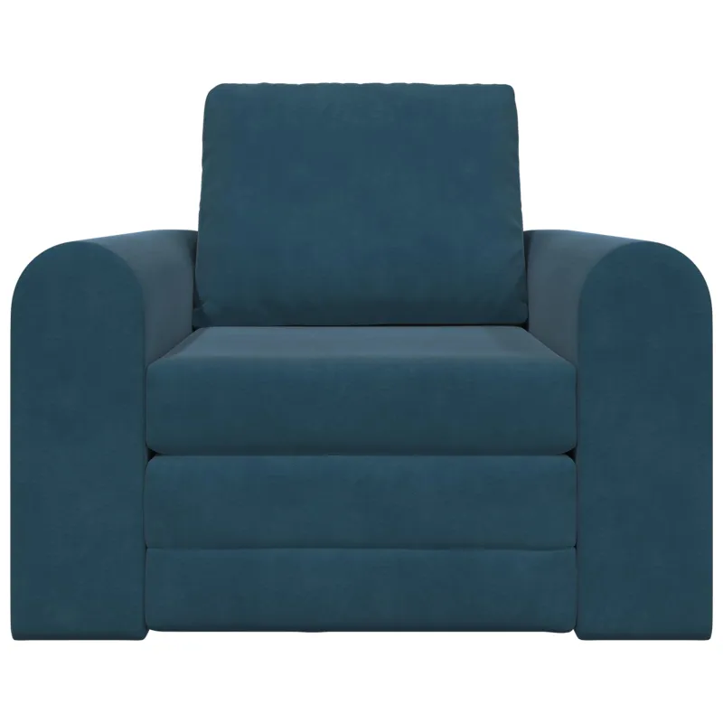 Sofa lova Mėlyna 98 x 71 x 83 cm Aksomas