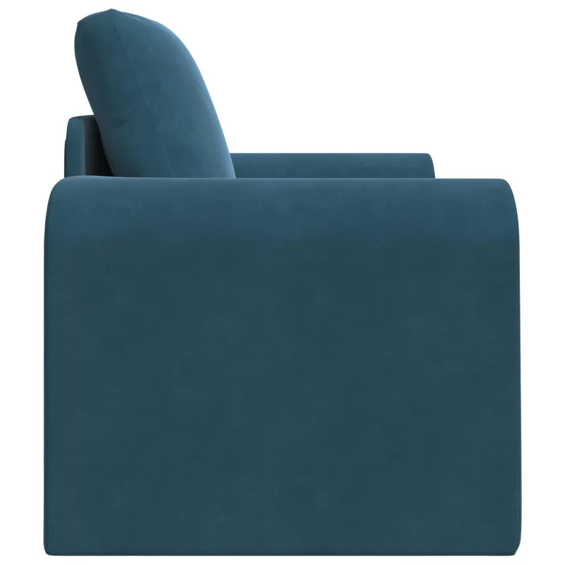 Sofa lova Mėlyna 98 x 71 x 83 cm Aksomas