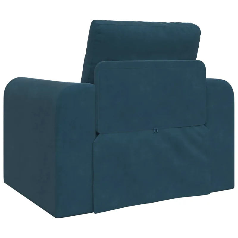 Sofa lova Mėlyna 98 x 71 x 83 cm Aksomas