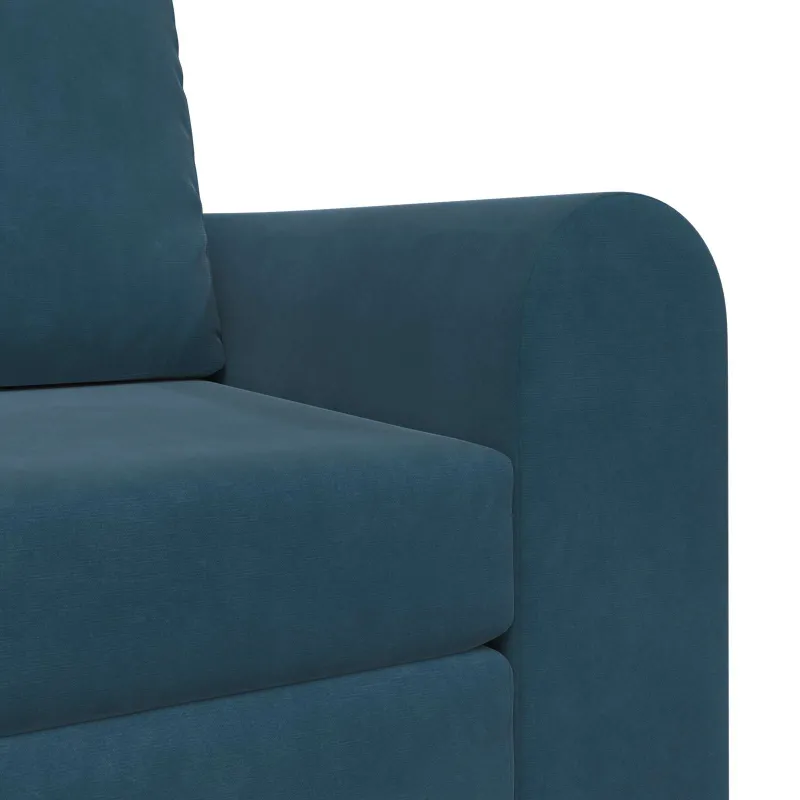 Sofa lova Mėlyna 98 x 71 x 83 cm Aksomas