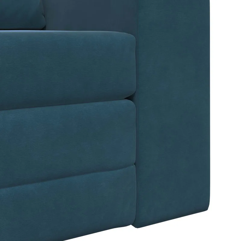 Sofa lova Mėlyna 98 x 71 x 83 cm Aksomas
