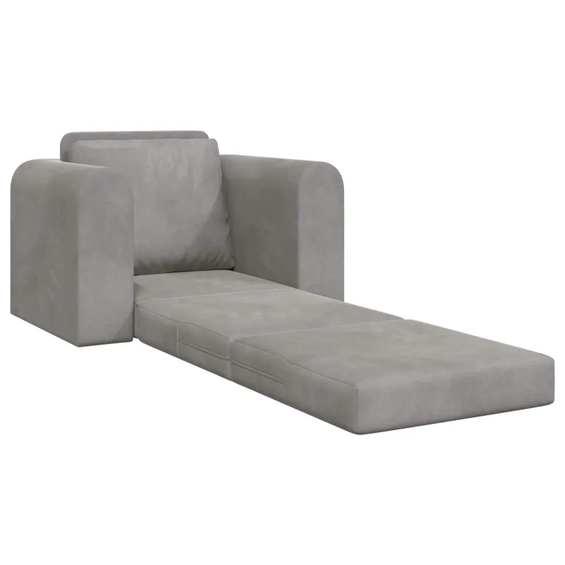 Sofa lova Šviesiai pilka 98 x 71 x 83 cm Aksomas
