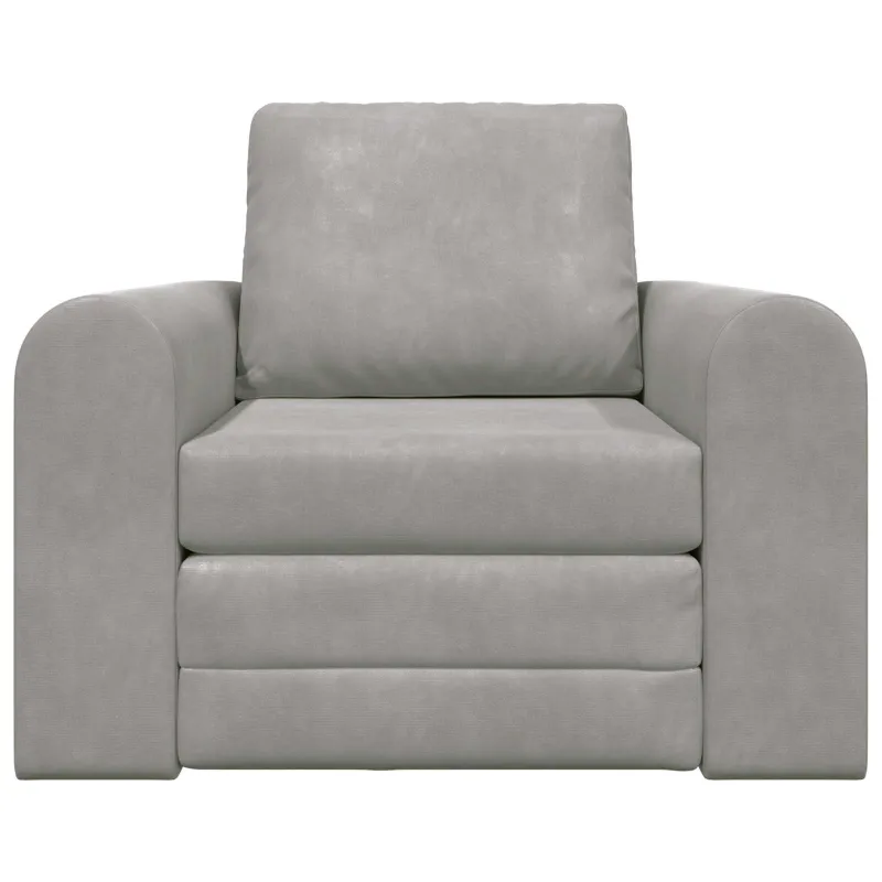 Sofa lova Šviesiai pilka 98 x 71 x 83 cm Aksomas