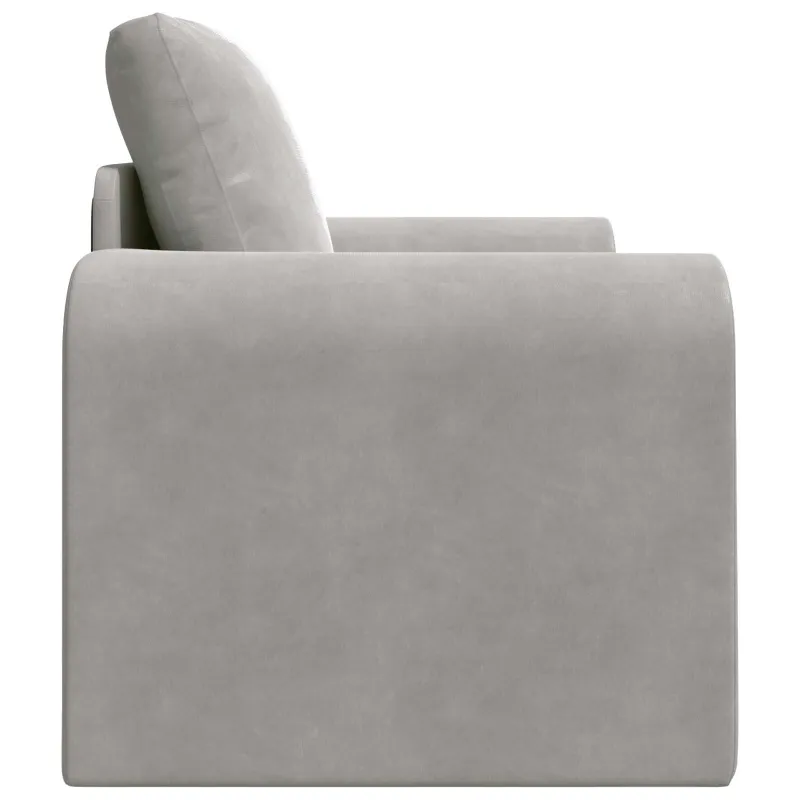 Sofa lova Šviesiai pilka 98 x 71 x 83 cm Aksomas