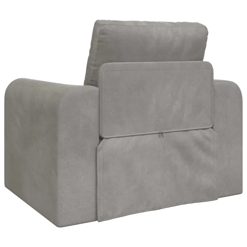 Sofa lova Šviesiai pilka 98 x 71 x 83 cm Aksomas