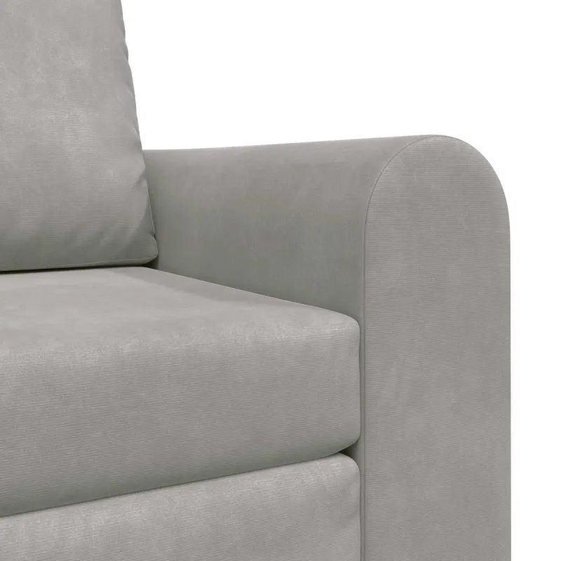 Sofa lova Šviesiai pilka 98 x 71 x 83 cm Aksomas