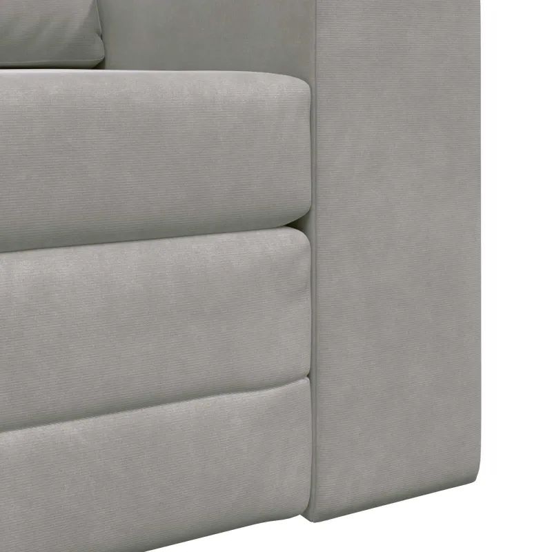 Sofa lova Šviesiai pilka 98 x 71 x 83 cm Aksomas