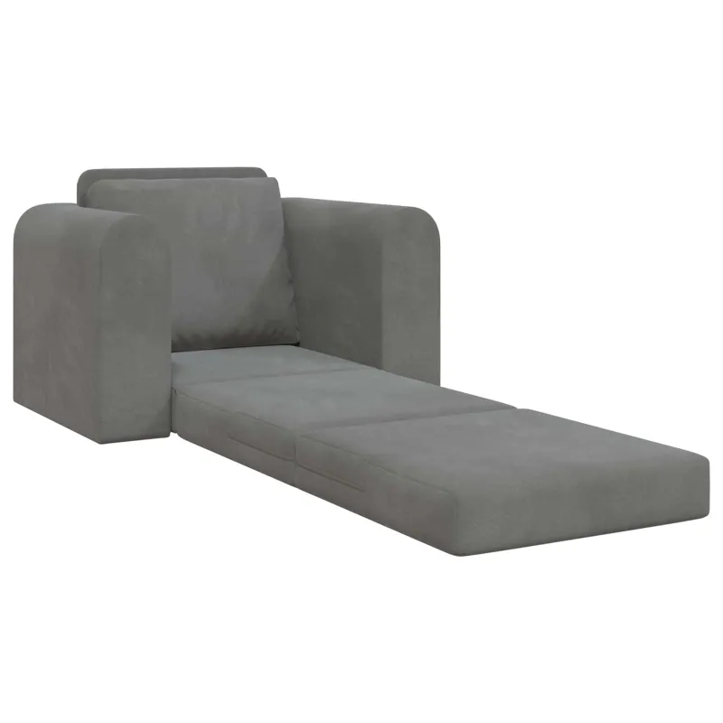 Sofa lova Tamsiai pilka 98 x 71 x 83 cm Aksomas