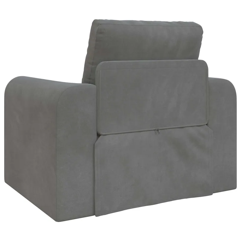 Sofa lova Tamsiai pilka 98 x 71 x 83 cm Aksomas