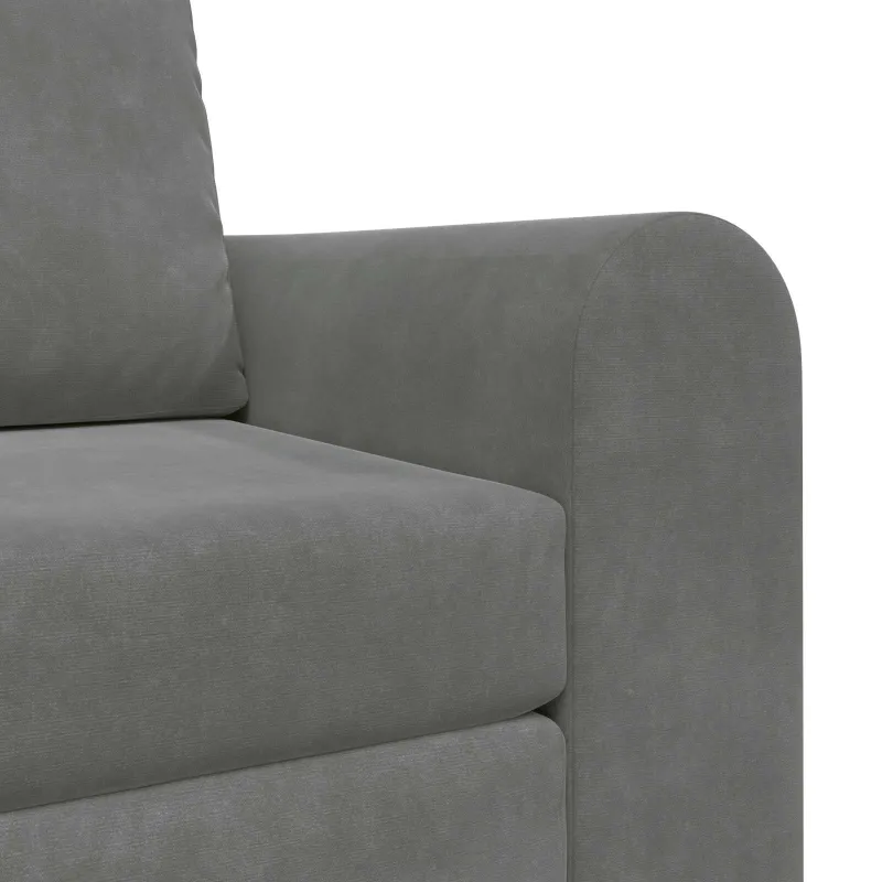 Sofa lova Tamsiai pilka 98 x 71 x 83 cm Aksomas