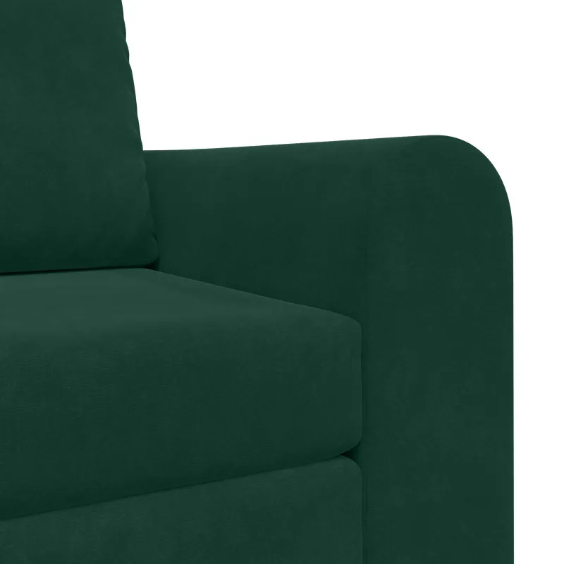 Sofa lova Tamsiai žalia 98 x 71 x 83 cm Aksomas