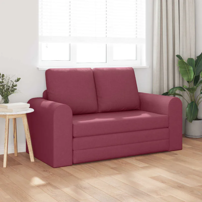 Sofa lova 60cm Vyno raudona audinys