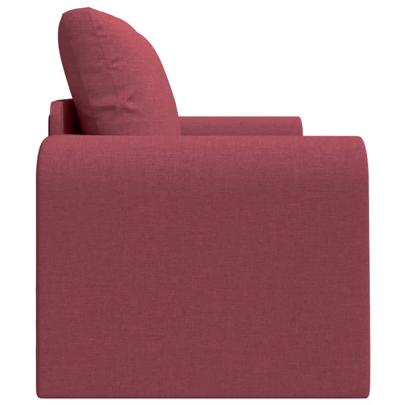 Sofa lova 60cm Vyno raudona audinys