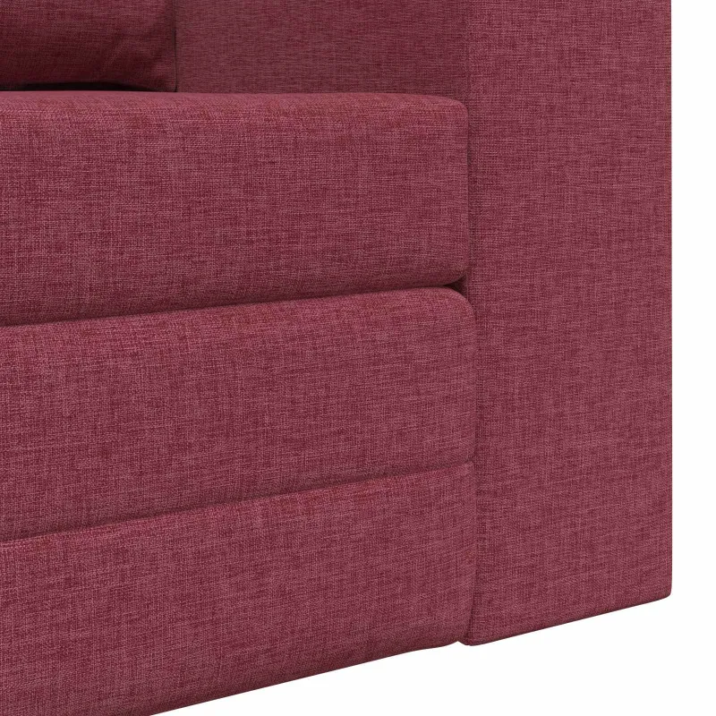 Sofa lova 60cm Vyno raudona audinys