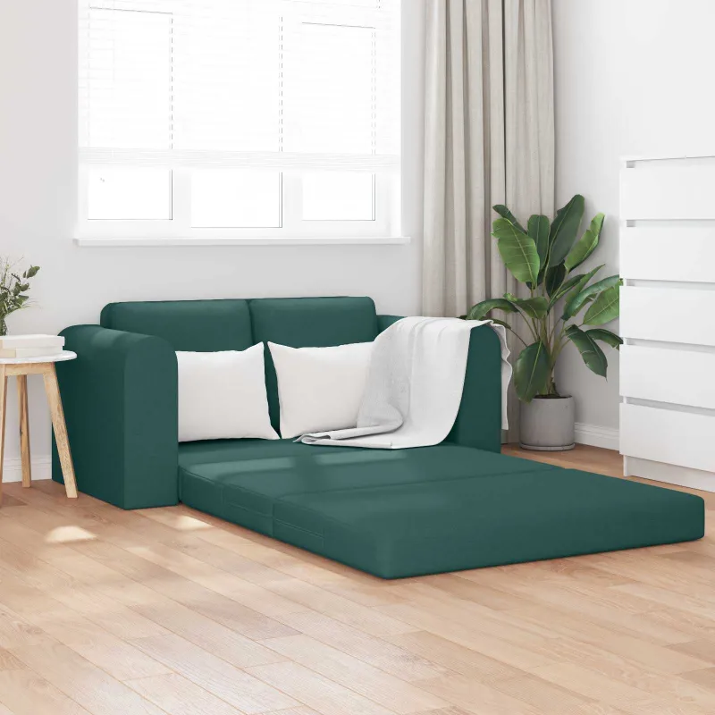 Sofa lova 60cm Tamsiai žalia audinys
