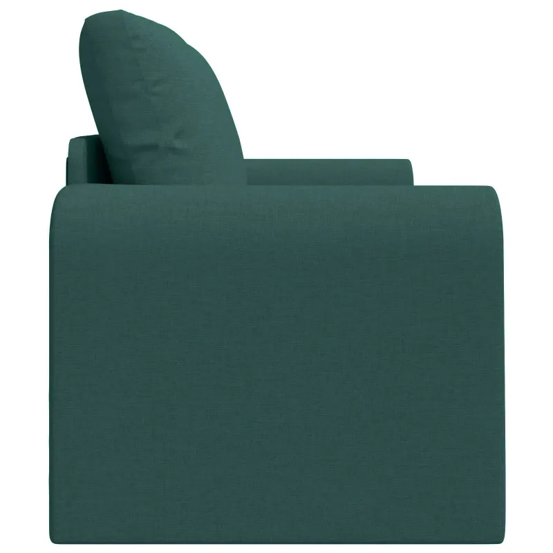 Sofa lova 60cm Tamsiai žalia audinys