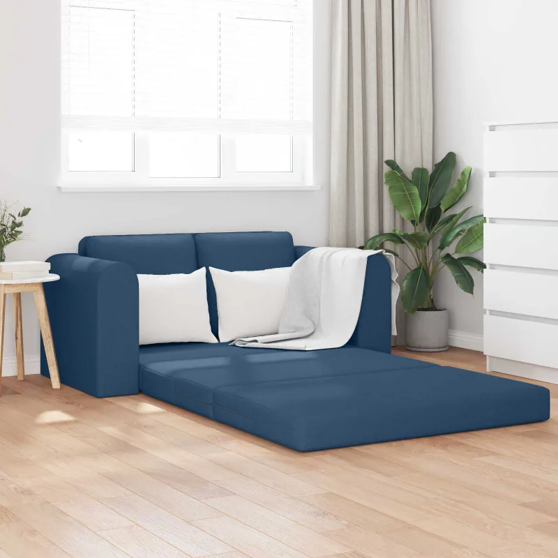 Sofa lova 60cm Mėlyna audinys