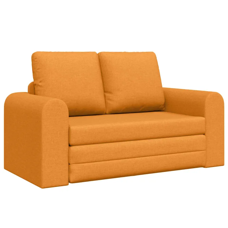 Sofa lova 60cm Tamsiai geltona audinys