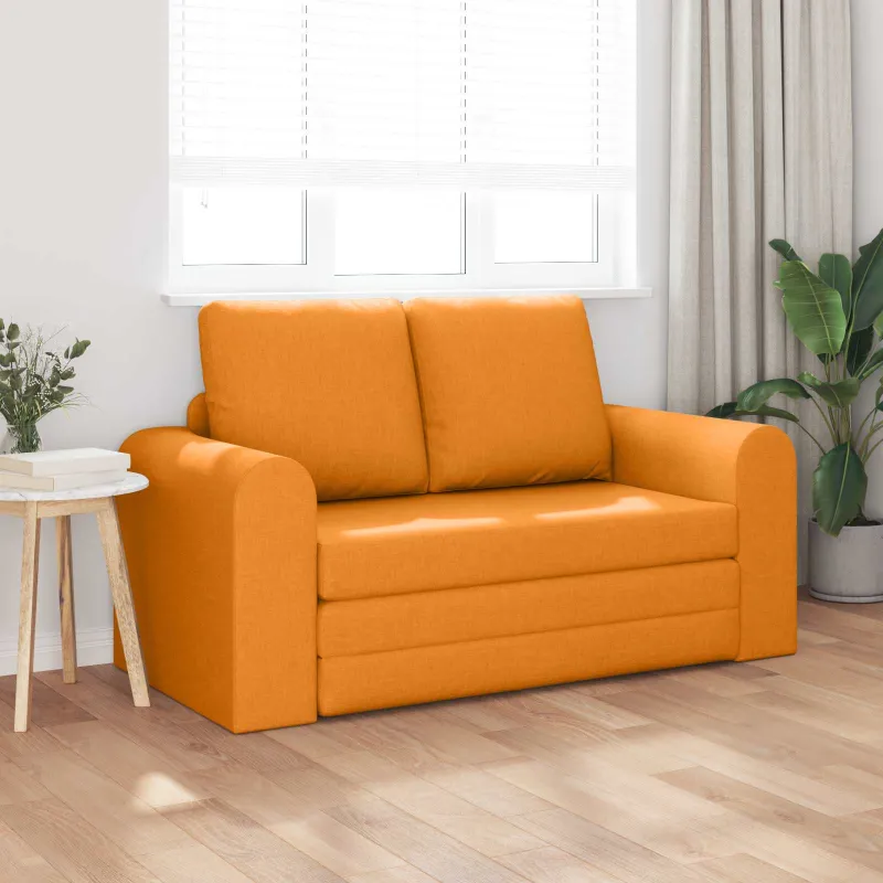 Sofa lova 60cm Tamsiai geltona audinys